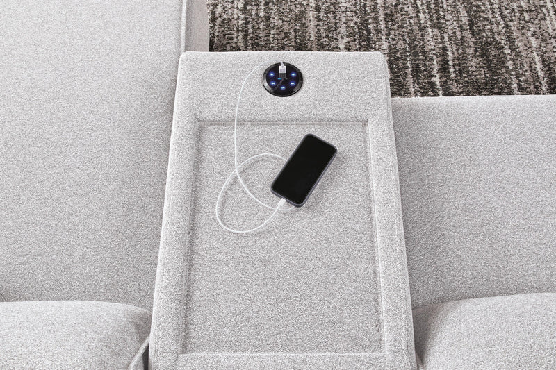 Modmax II Power Reclining Sectional with Audio Consoles
