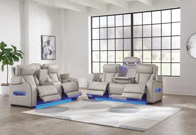 Boyington Power Reclining Sofa, Loveseat and Recliner