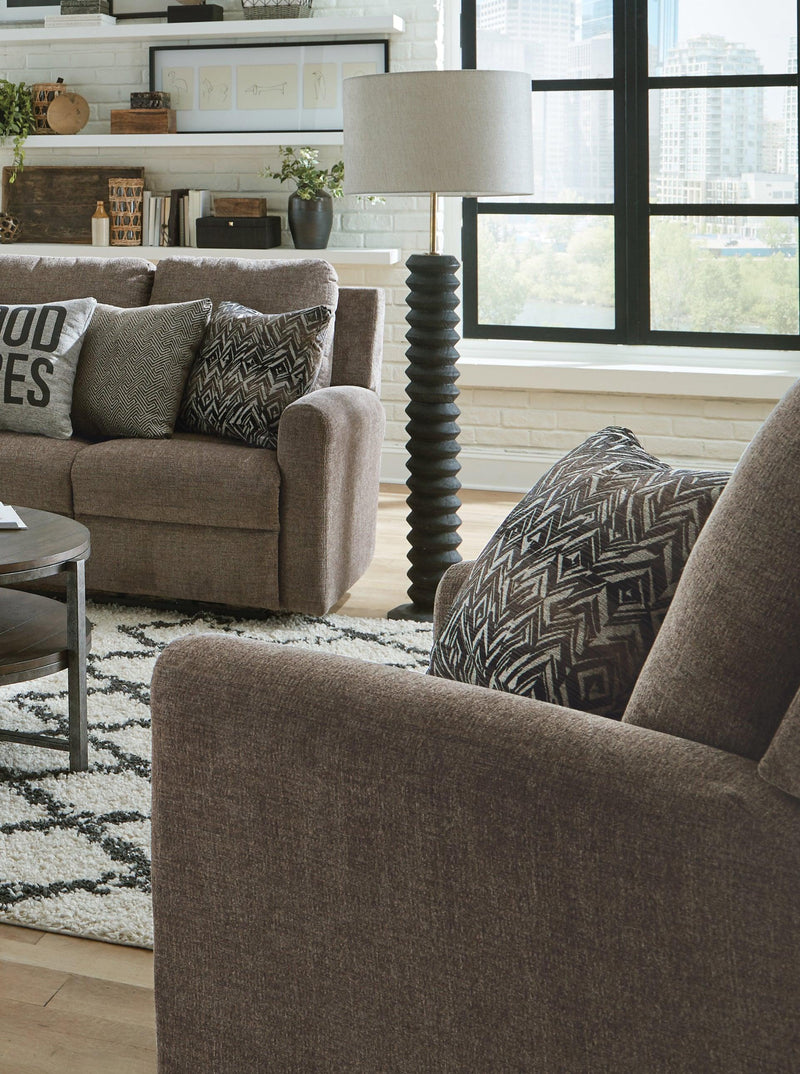 Catnapper Calvin Power Wall Hugger Recliner in Otter/Midnight 61630-4