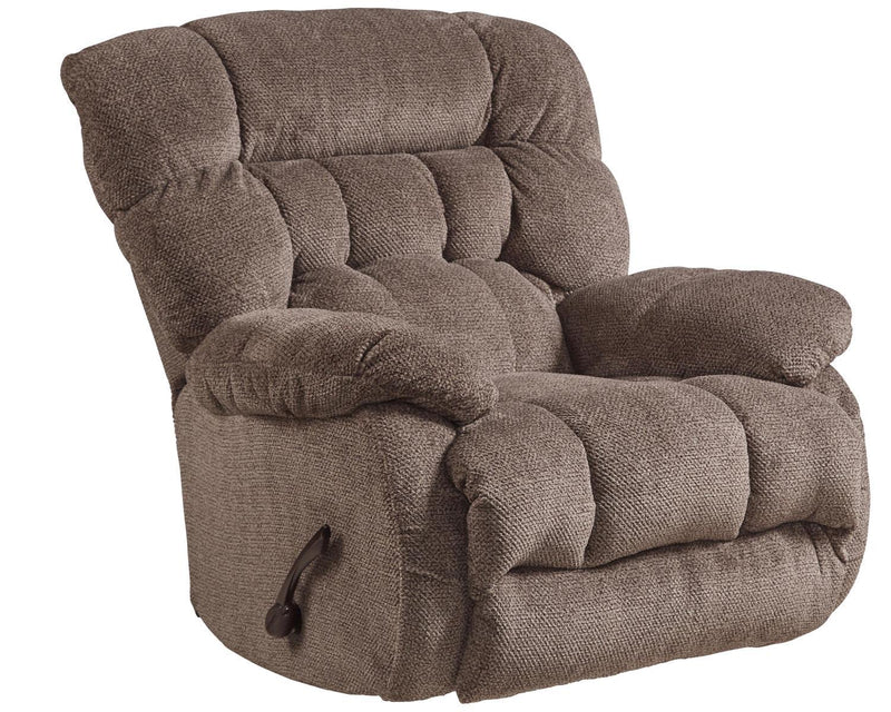 Catnapper Daly Chaise Rocker Recliner in Chateau