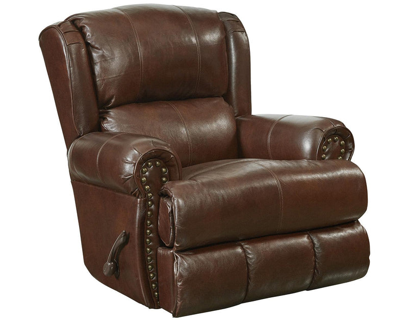 Catnapper Duncan Deluxe Glider Recliner in Walnut