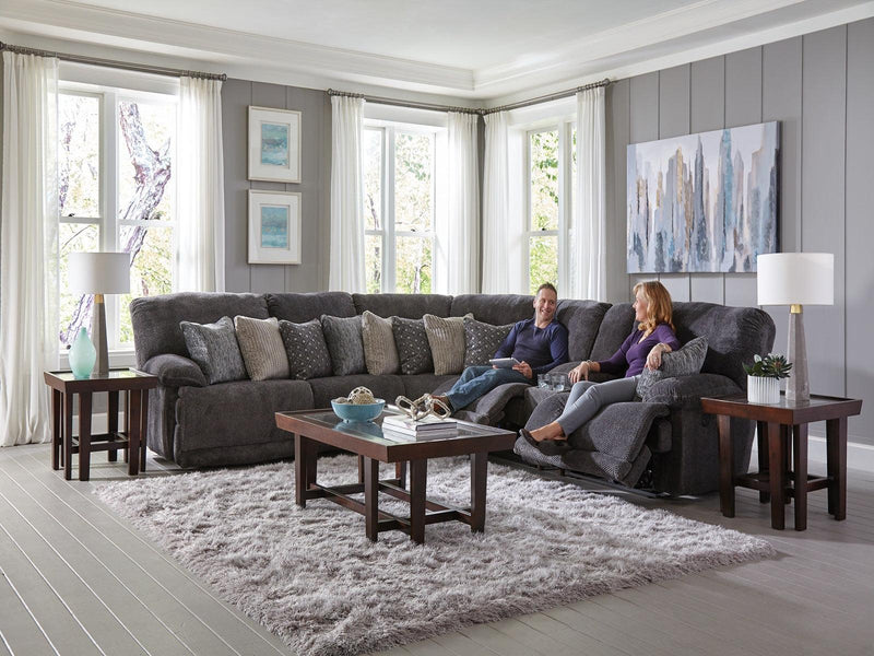 Catnapper Furniture Burbank Armless Chair in Chocolate 2814