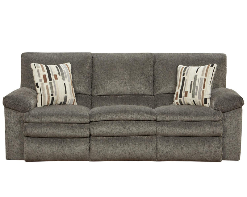 Catnapper Furniture Tosh Reclining Sofa in Pewter/CafÃ©