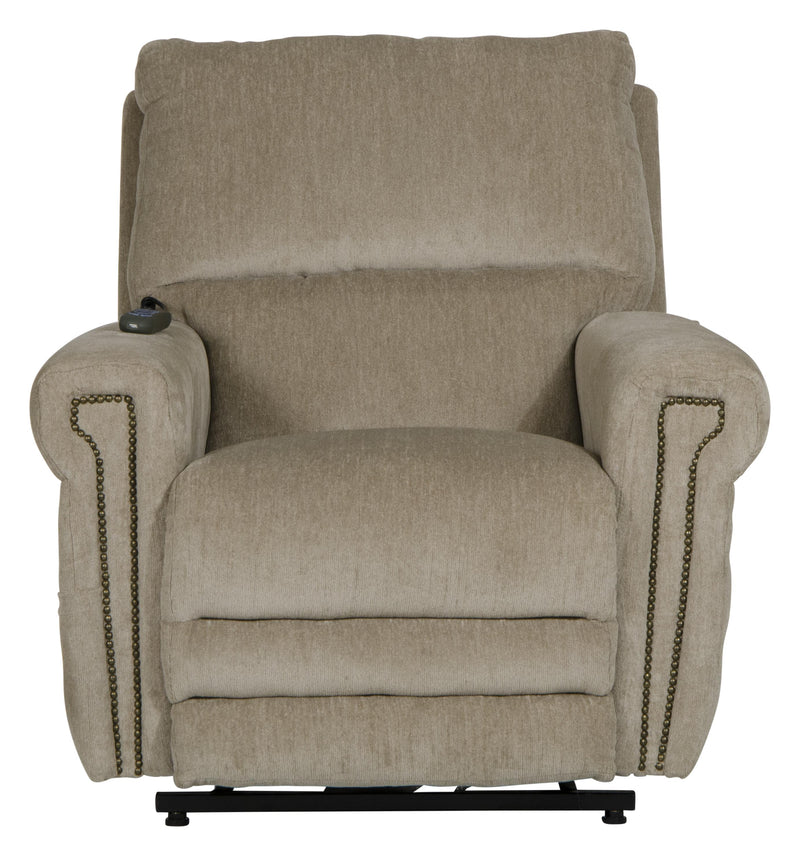 Warner Power Lay Flat Lift Recliner with Power Adjustable Headrest and Power Adjustable Lumbar Support