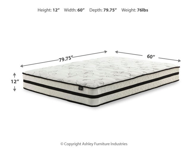 Chime 12 Inch Hybrid Mattress in a Box
