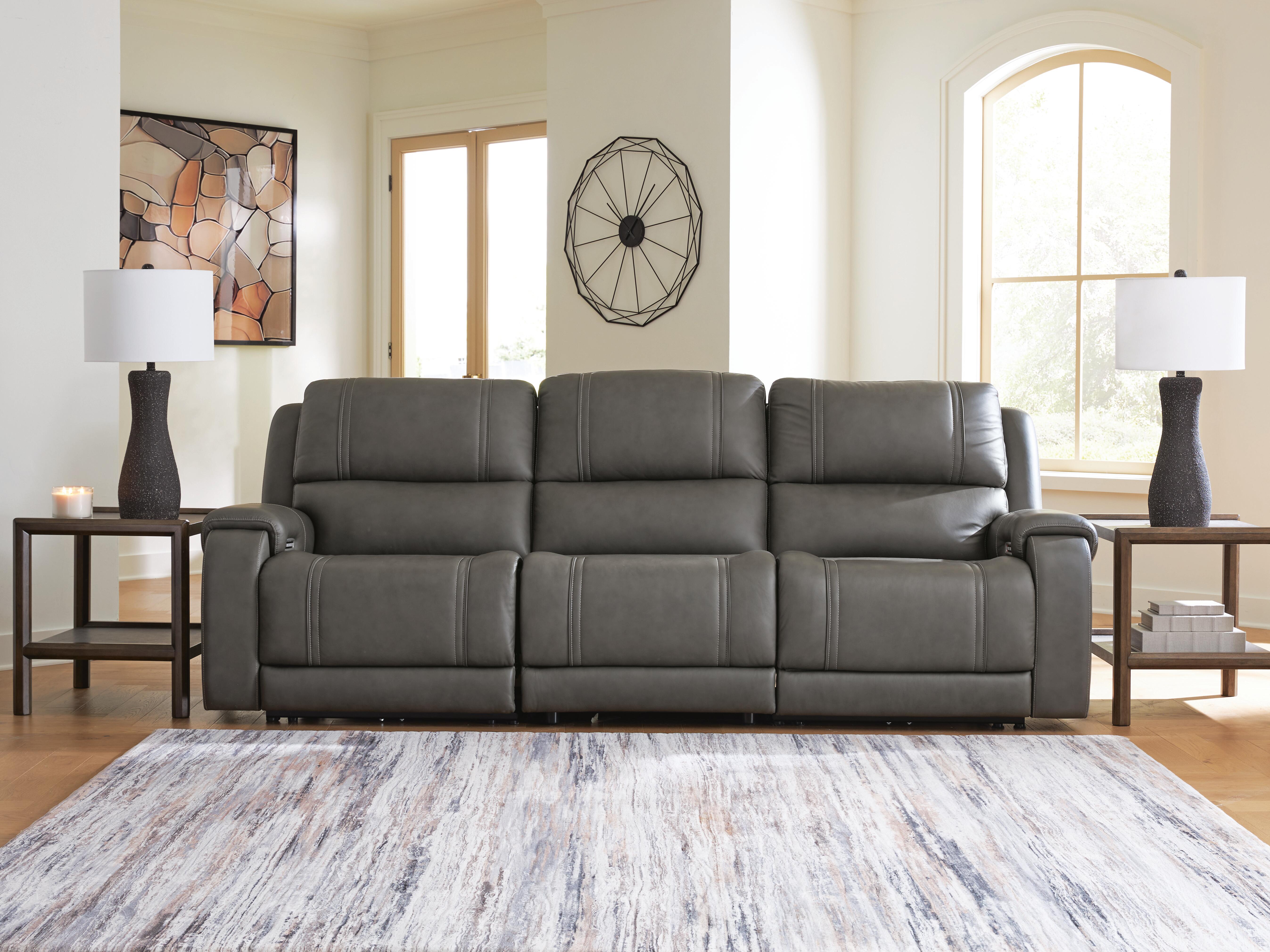 5Z - Pittson Power Sectional Reclining Sofa — Bargains & Buyouts